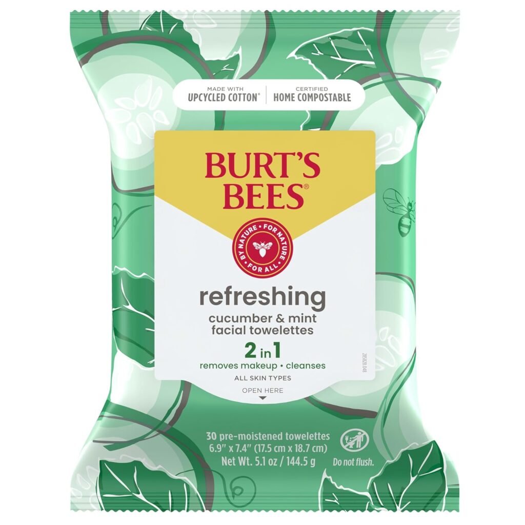Burts Bees Refreshing Facial Towelettes